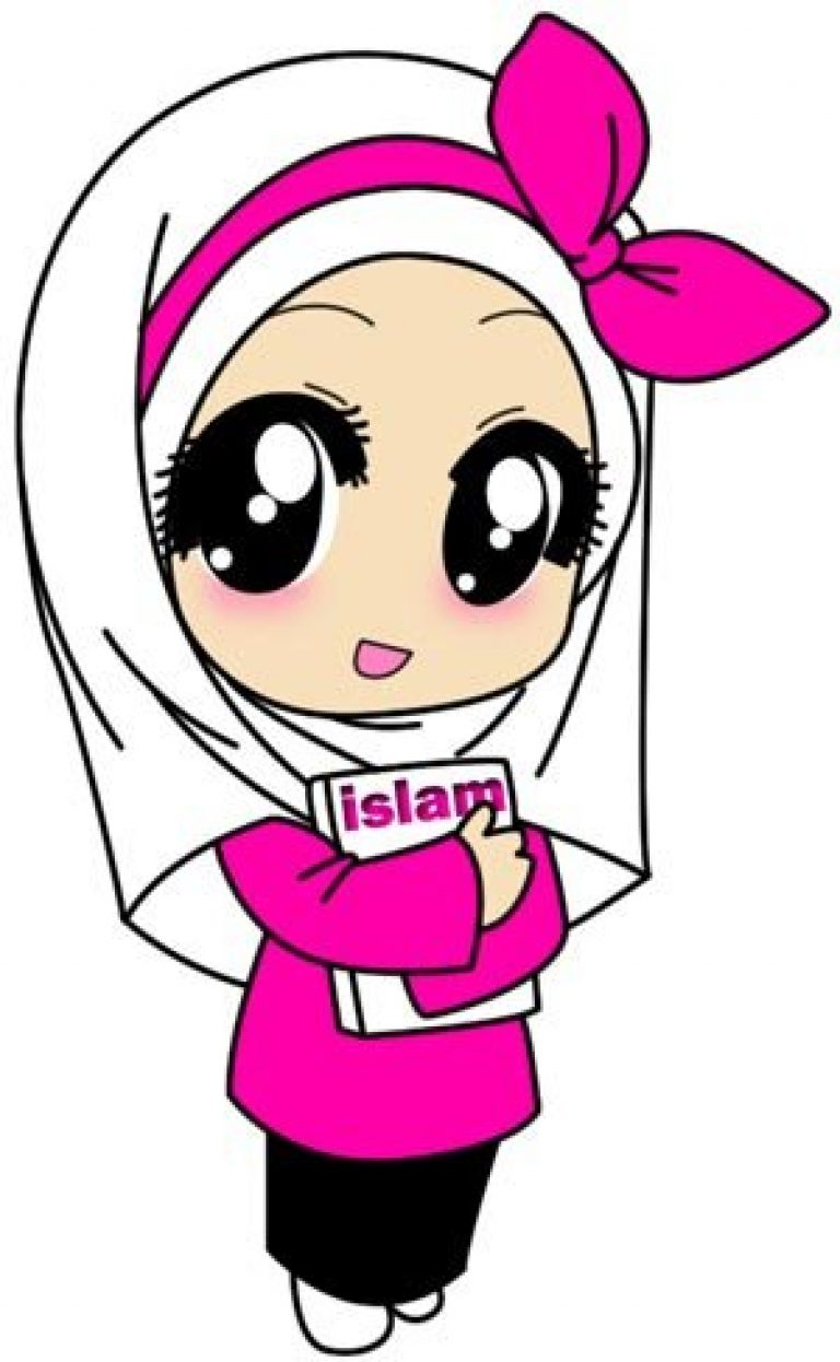 Gambar Kartun Wanita Muslimah Chibi Comel | Azhan.co