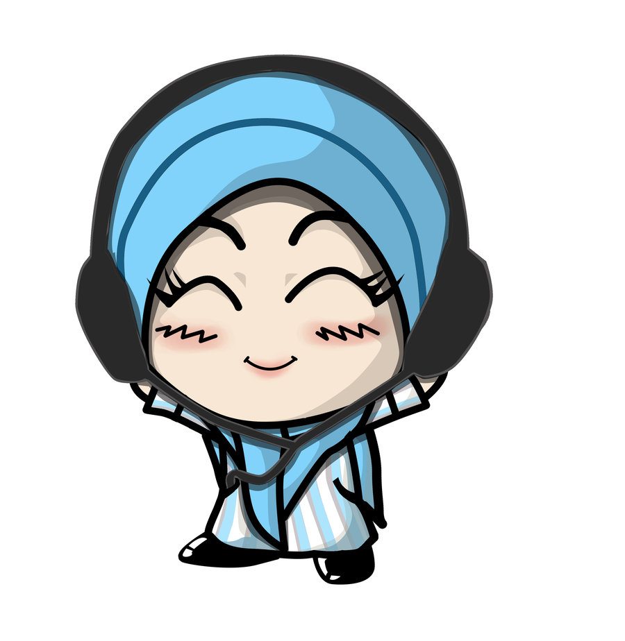 Kartun Chibi Muslimah Comel Dan Lucu Azhan Co