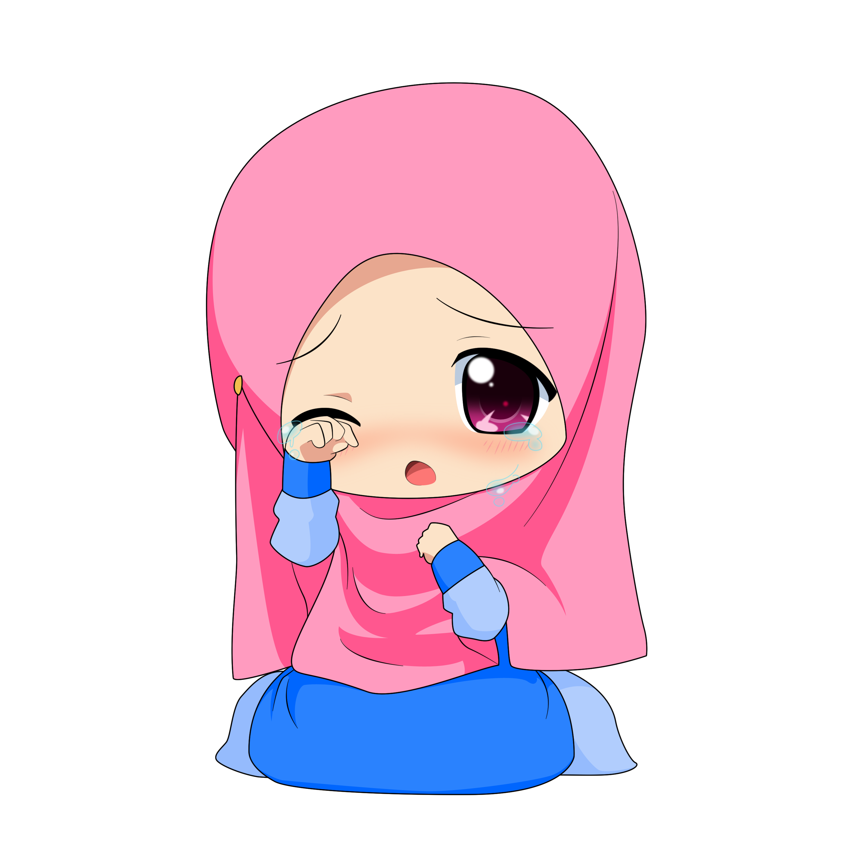 Kartun Chibi Muslimah Comel Dan Lucu Azhanco