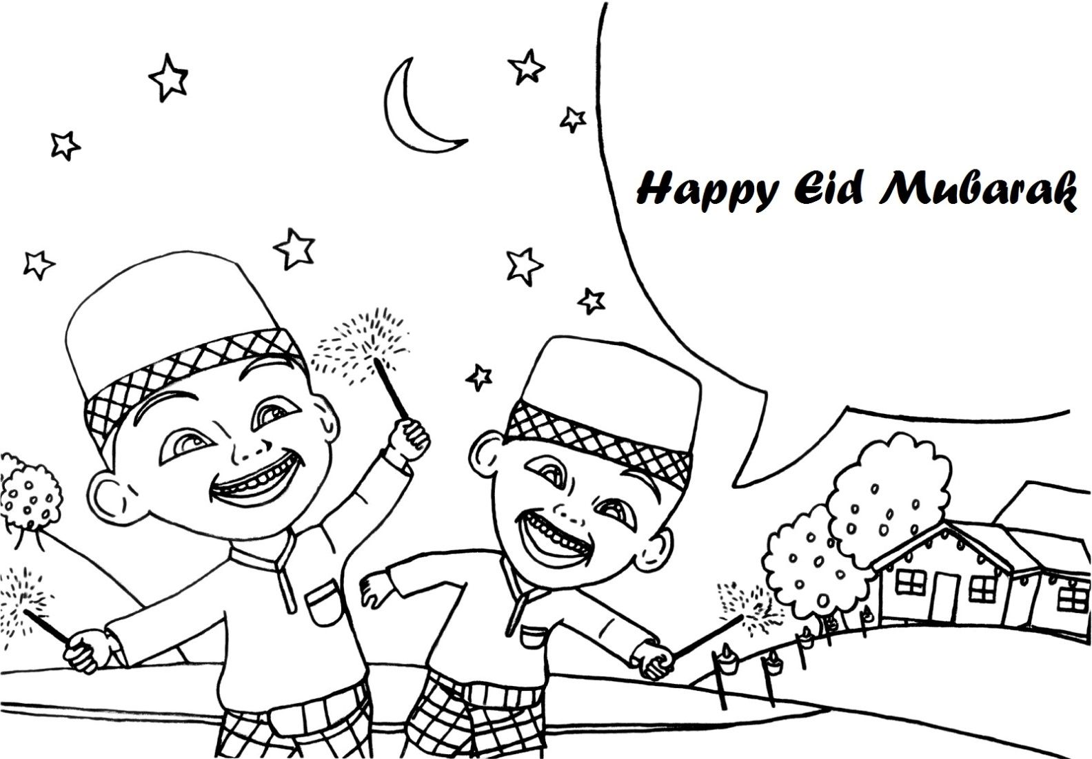  Coloring  Pages For Kids Upin  Ipin 