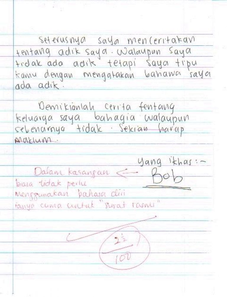 Karangan Lucu Karya Murid UPSR | Azhan.co