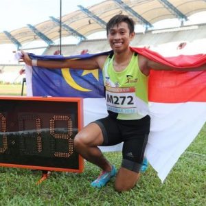 Catatan Rekod 100m 10.19 Milik Khairul Hafiz Jantan