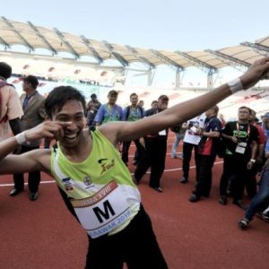 Khairul Hafiz Jantan Dengan Gaya Usain Bolt