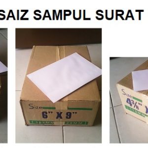 Saiz Sampul Surat Putih