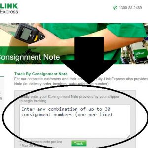 City Link Consignment Note Online