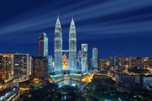 Night View Of KLCC Malaysia