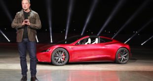 Elon Musk Dan Tesla Roadster2