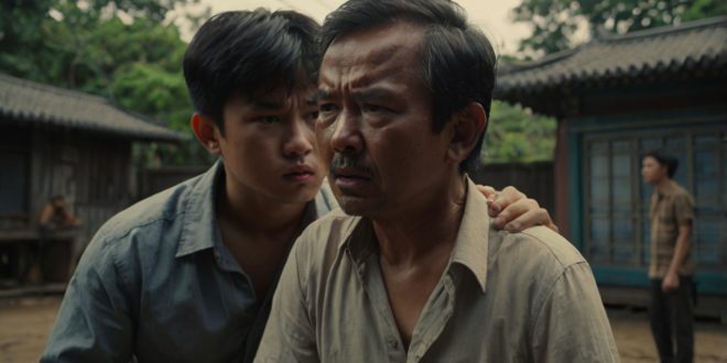 Portrait Perfect Epic Scene A Father Being Scold By Young Son 3